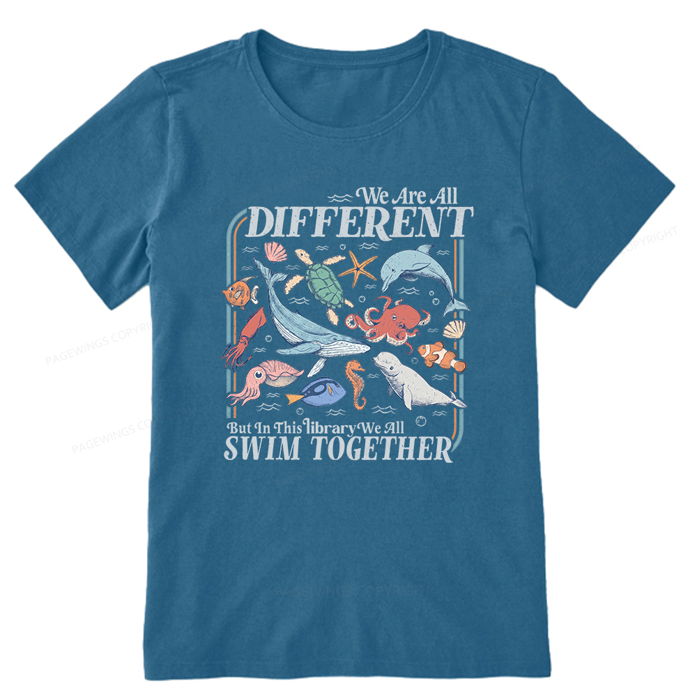 Pagewings We All Swim Together Unisex Classic T-shirt