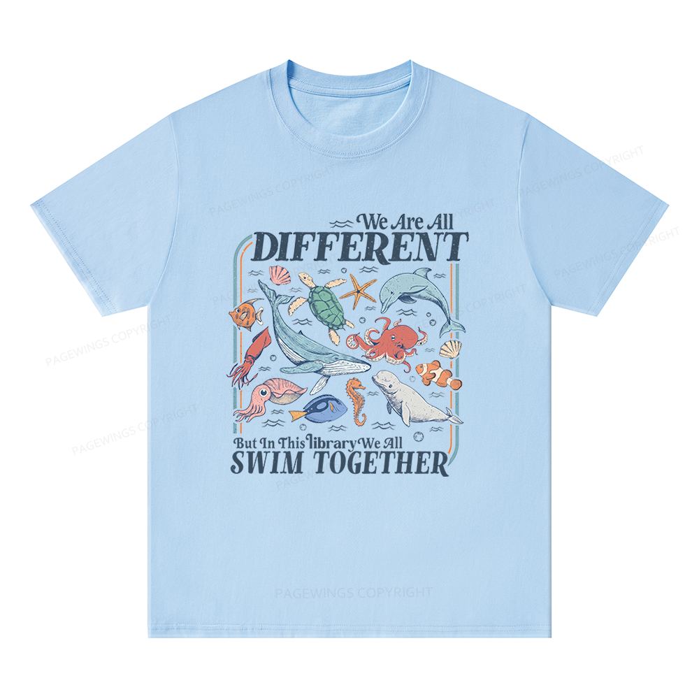Pagewings We All Swim Together Unisex Classic T-shirt
