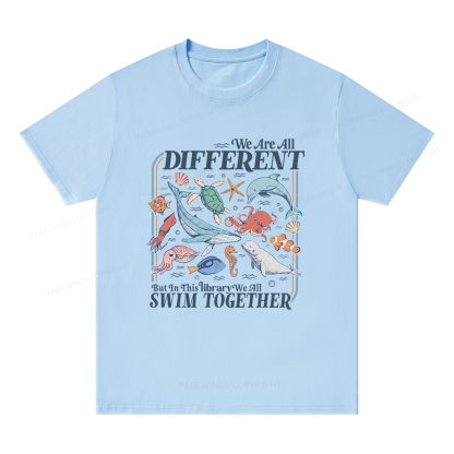 Pagewings We All Swim Together Unisex Classic T-shirt