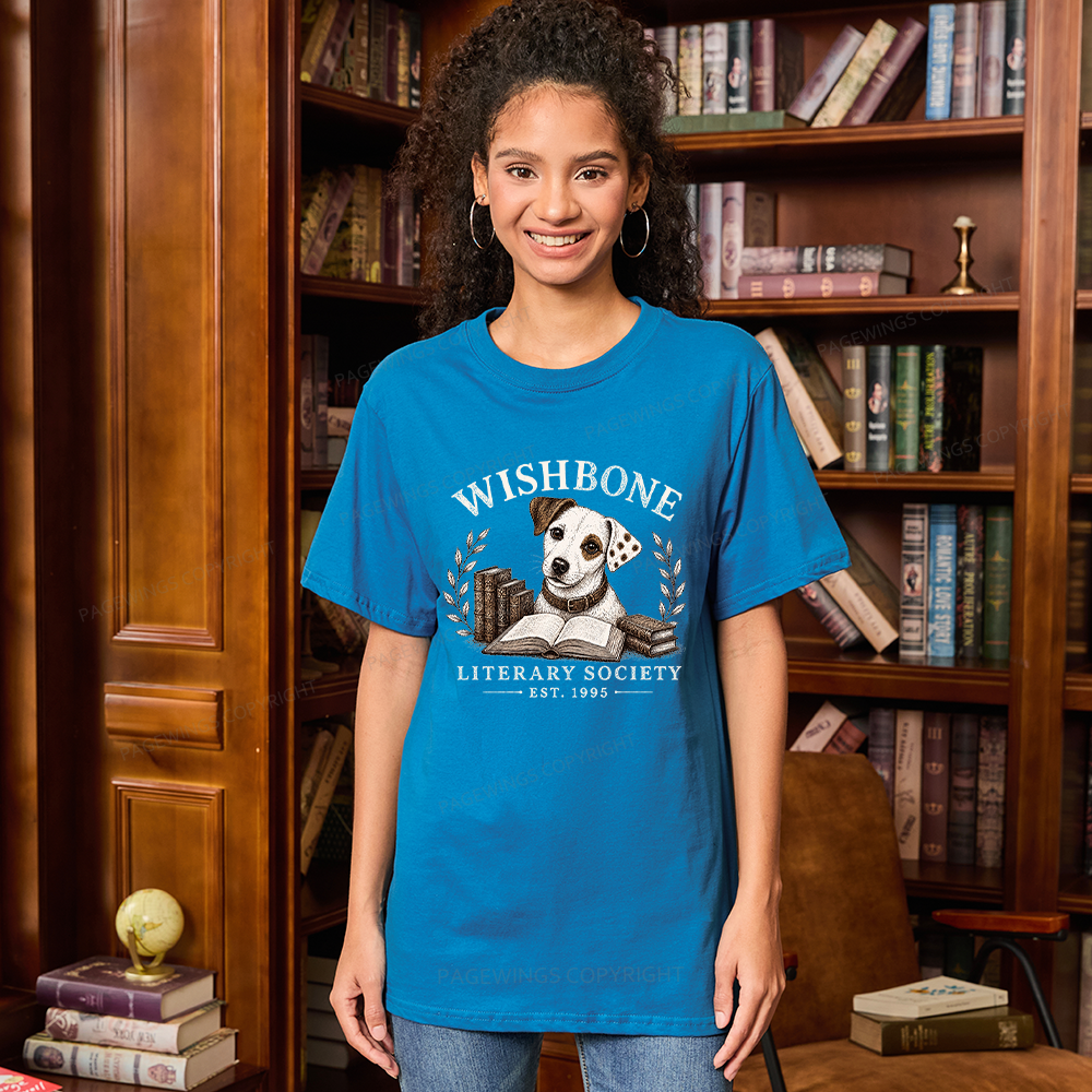 Pagewings Wishbone Literary Society Unisex Classic T-shirt