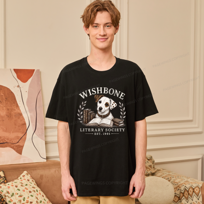 Pagewings Wishbone Literary Society Unisex Classic T-shirt