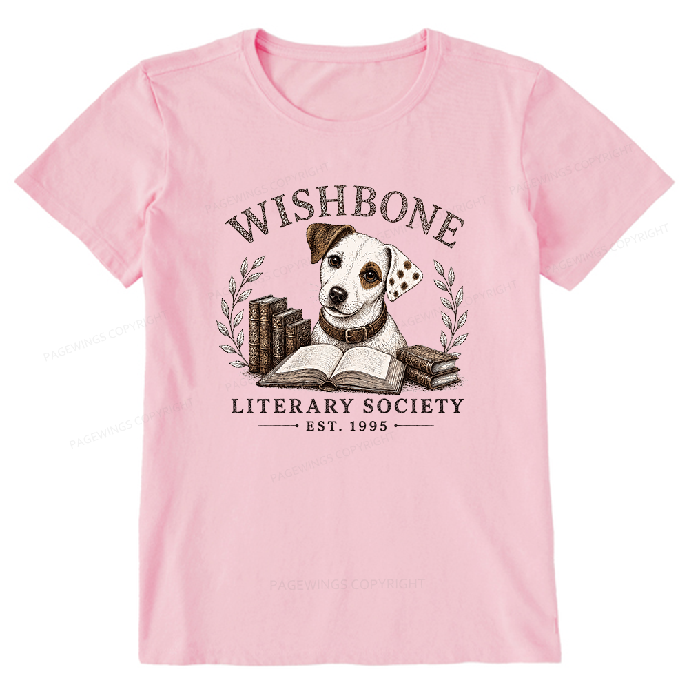 Pagewings Wishbone Literary Society Unisex Classic T-shirt