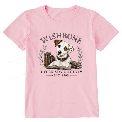 Pagewings Wishbone Literary Society Unisex Classic T-shirt