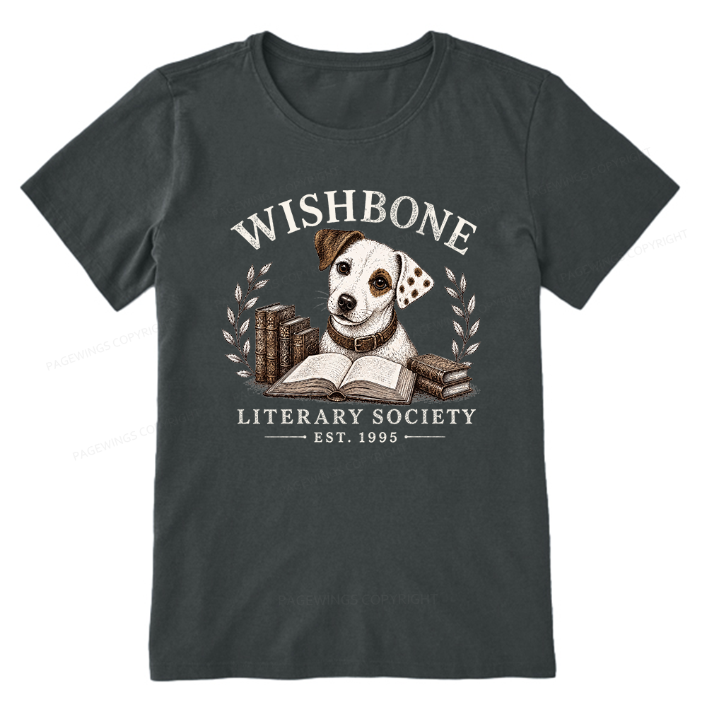 Pagewings Wishbone Literary Society Unisex Classic T-shirt