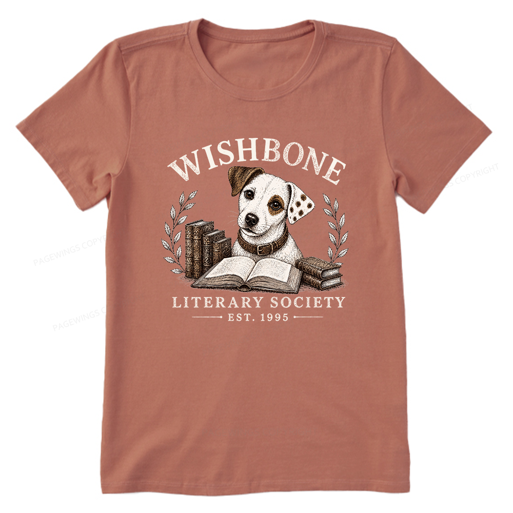 Pagewings Wishbone Literary Society Unisex Classic T-shirt