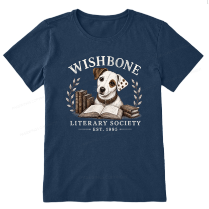 Pagewings Wishbone Literary Society Unisex Classic T-shirt