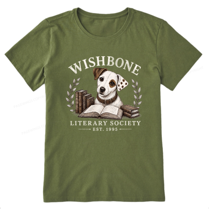 Pagewings Wishbone Literary Society Unisex Classic T-shirt