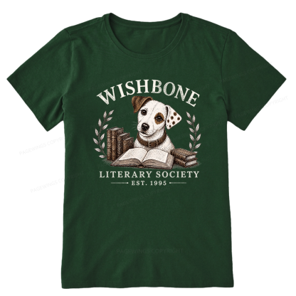 Pagewings Wishbone Literary Society Unisex Classic T-shirt