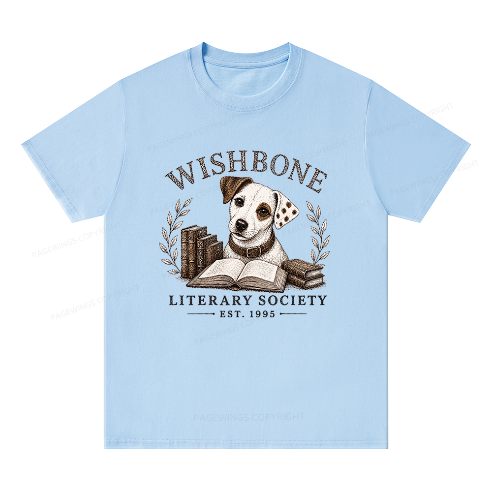 Pagewings Wishbone Literary Society Unisex Classic T-shirt