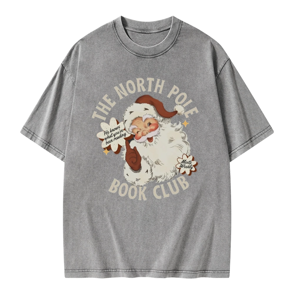 Pagewings Book Club Unisex Washed T-shirt