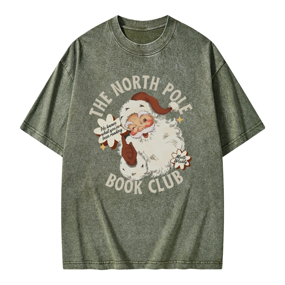 Pagewings Book Club Unisex Washed T-shirt