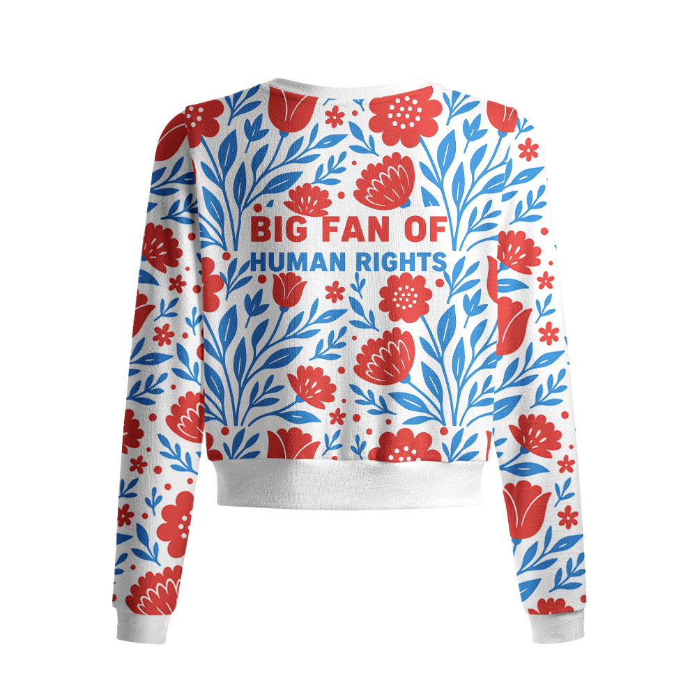 Pagewings Big Fan Of Human Rights Cardigan Sweaters