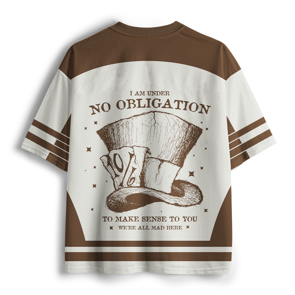 Pagewings We’re All Mad Here Unisex Mesh Jersey