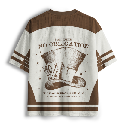 Pagewings We’re All Mad Here Unisex Mesh Jersey