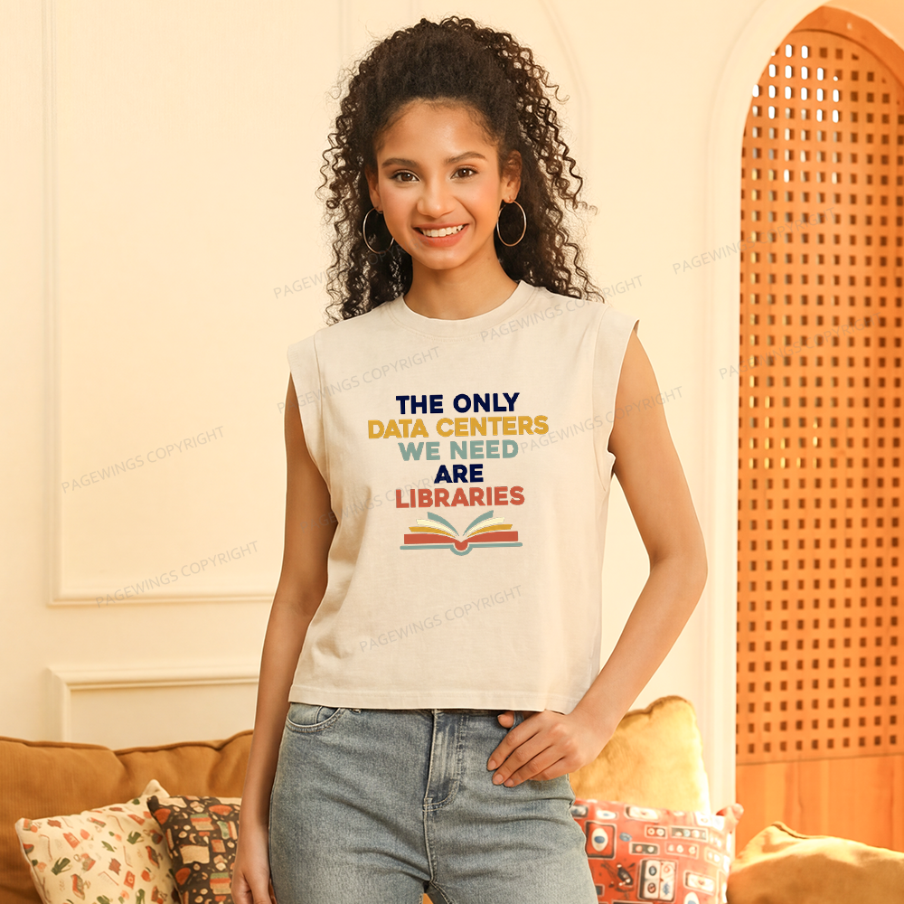 Pagewings The only Data Centers Women's Washed Tank Top