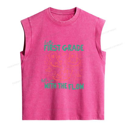 Pagewings Personalized Back to School Women's Washed Tank Top