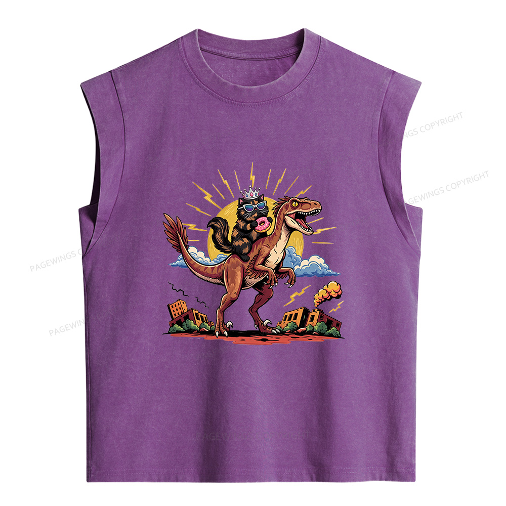 Pagewings Sci Fi Book Lover Women's Washed Tank Top
