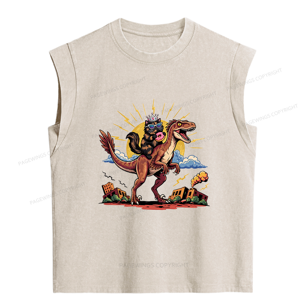 Pagewings Sci Fi Book Lover Women's Washed Tank Top