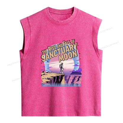 Pagewings Sci Fi Bookish Women's Washed Tank Top