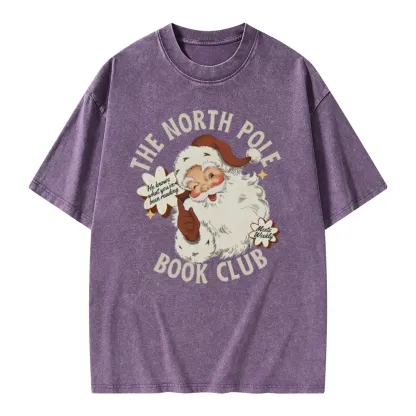 Pagewings Book Club Unisex Washed T-shirt