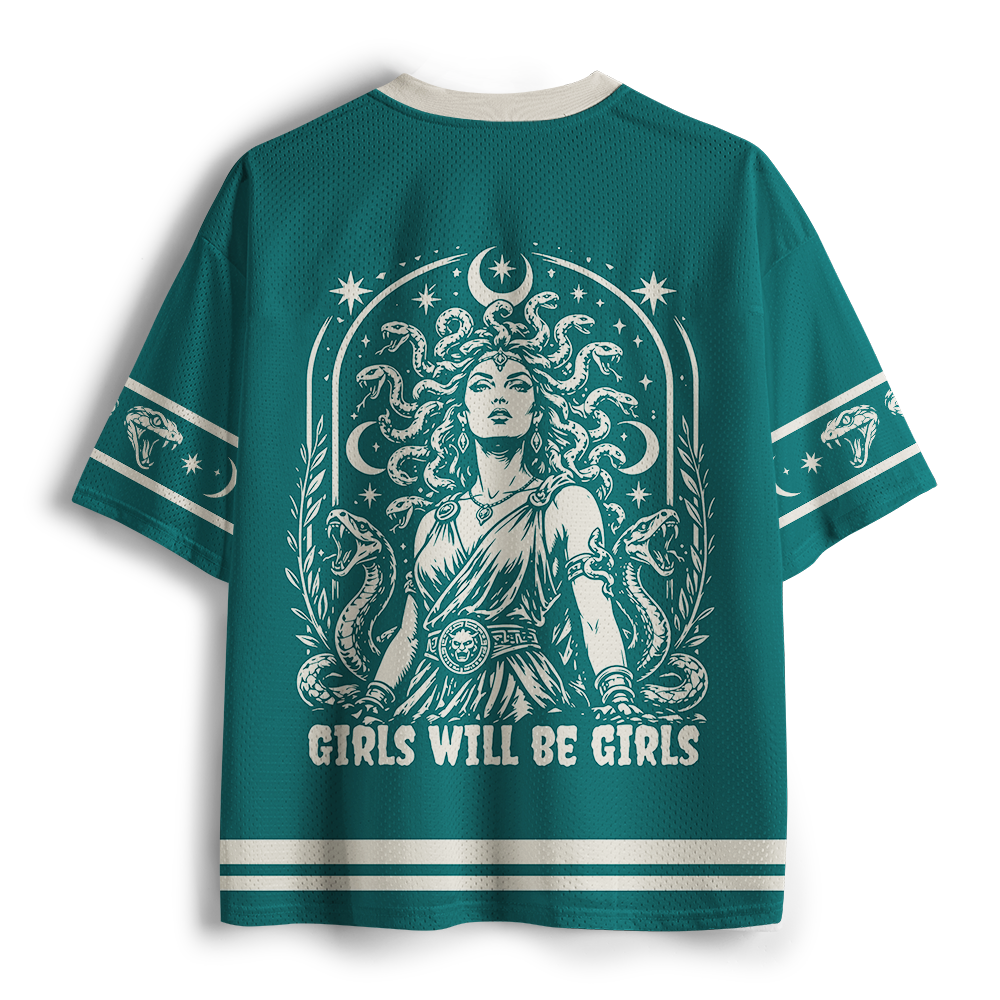 Pagewings Girls Will Be Girls Unisex Mesh Jersey