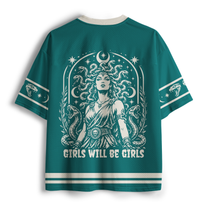 Pagewings Girls Will Be Girls Unisex Mesh Jersey
