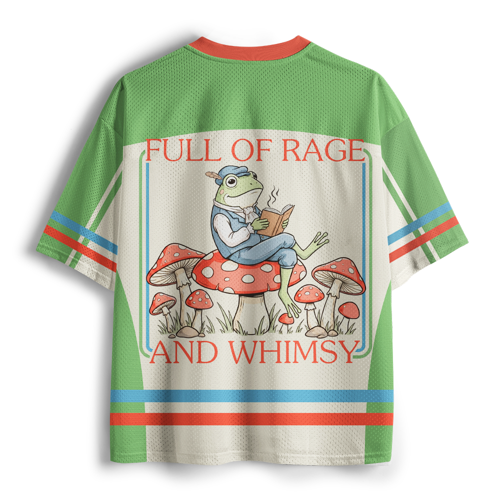 Pagewings Full Of Rage and Whimsy Unisex Mesh Jersey