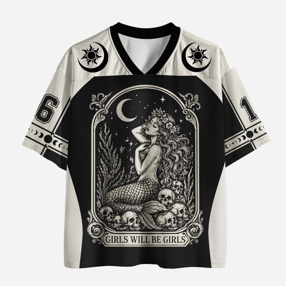 Pagewings Girls Will Be Girls Unisex Mesh Jersey