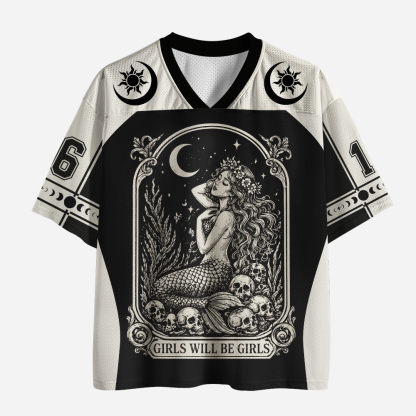 Pagewings Girls Will Be Girls Unisex Mesh Jersey
