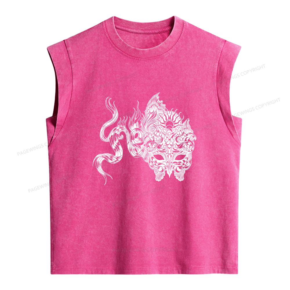 Pagewings Fantasy Bookish Women's Washed Tank Top