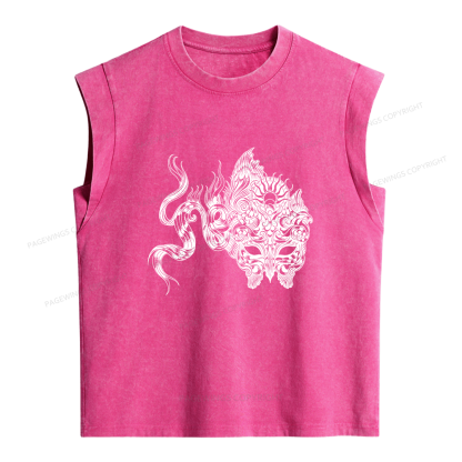 Pagewings Fantasy Bookish Women's Washed Tank Top