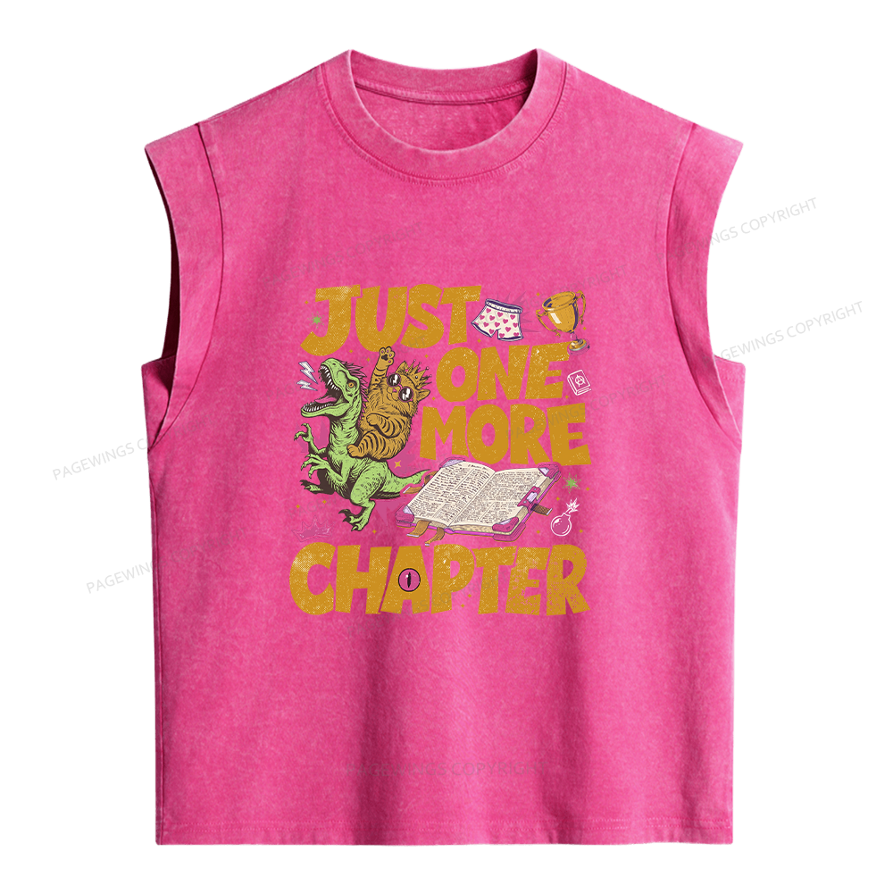 Pagewings One More Chapter Women's Washed Tank Top