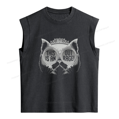 Pagewings Sci Fi Book Lover  Women's Washed Tank Top