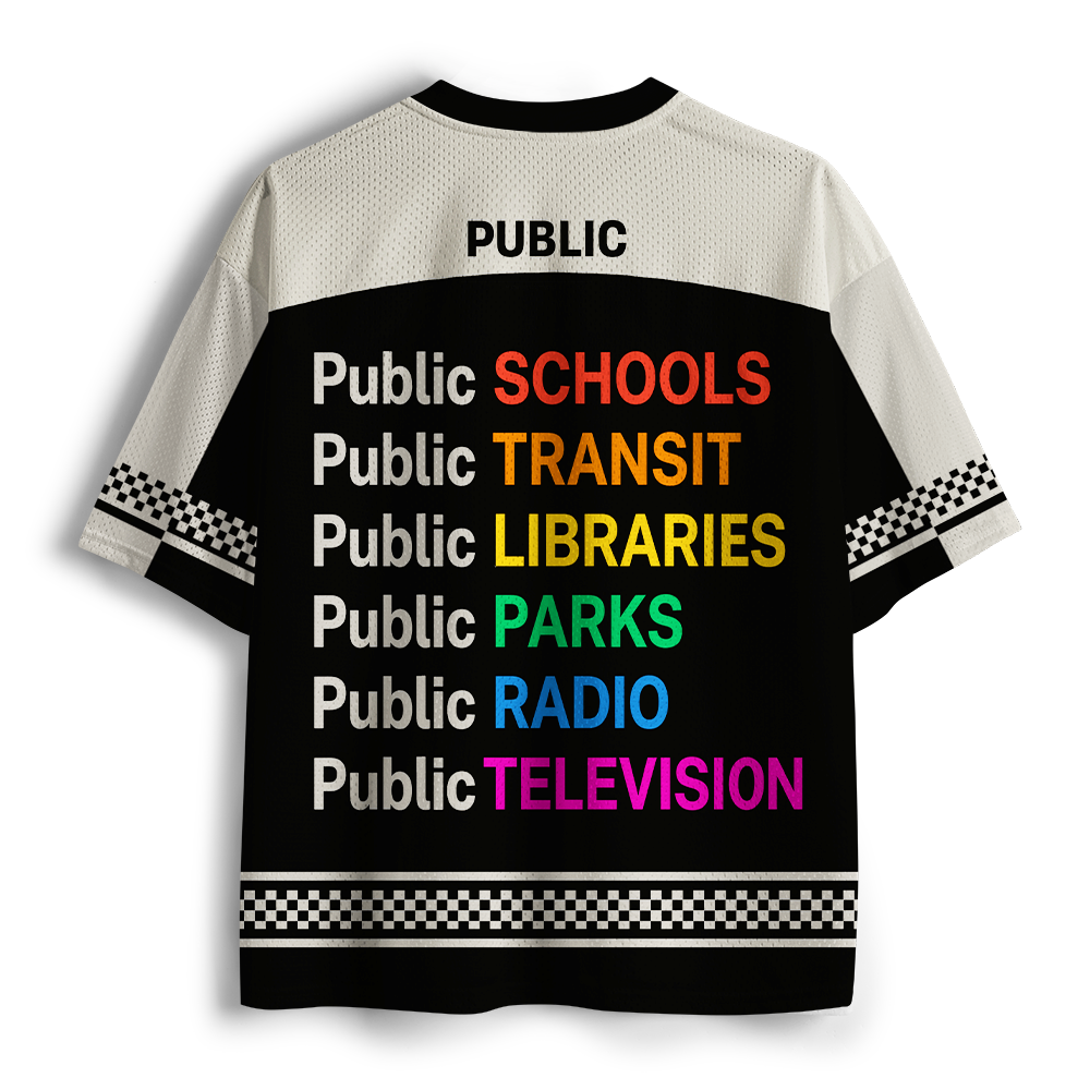 Pagewings Public Libraries Unisex Mesh Jersey