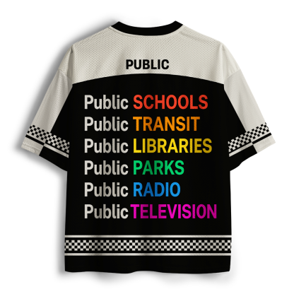 Pagewings Public Libraries Unisex Mesh Jersey