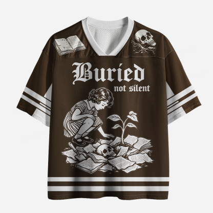 Pagewings Buried Not Silent Unisex Mesh Jersey