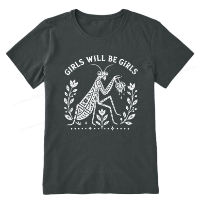 Pagewing Girls Will Be Girls16300 Bookish Unisex Classic T-shirt