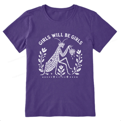 Pagewing Girls Will Be Girls16300 Bookish Unisex Classic T-shirt