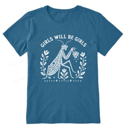 Pagewing Girls Will Be Girls16300 Bookish Unisex Classic T-shirt