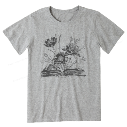 Pagewings Book and Flowers16324 Bookish Unisex Classic T-shirt
