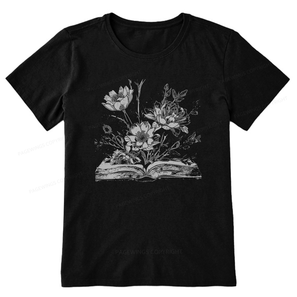 Pagewings Book and Flowers16324 Bookish Unisex Classic T-shirt