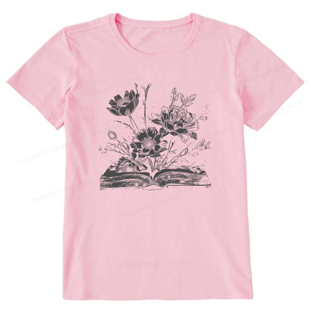 Pagewings Book and Flowers16324 Bookish Unisex Classic T-shirt