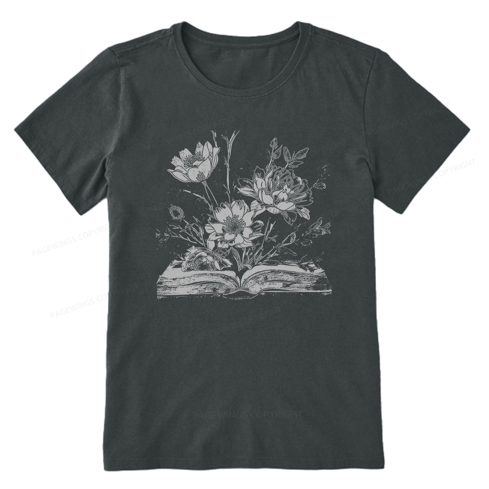 Pagewings Book and Flowers16324 Bookish Unisex Classic T-shirt
