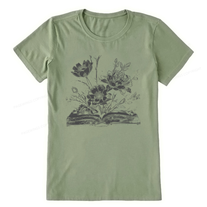 Pagewings Book and Flowers16324 Bookish Unisex Classic T-shirt