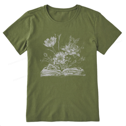 Pagewings Book and Flowers16324 Bookish Unisex Classic T-shirt