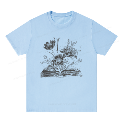 Pagewings Book and Flowers16324 Bookish Unisex Classic T-shirt