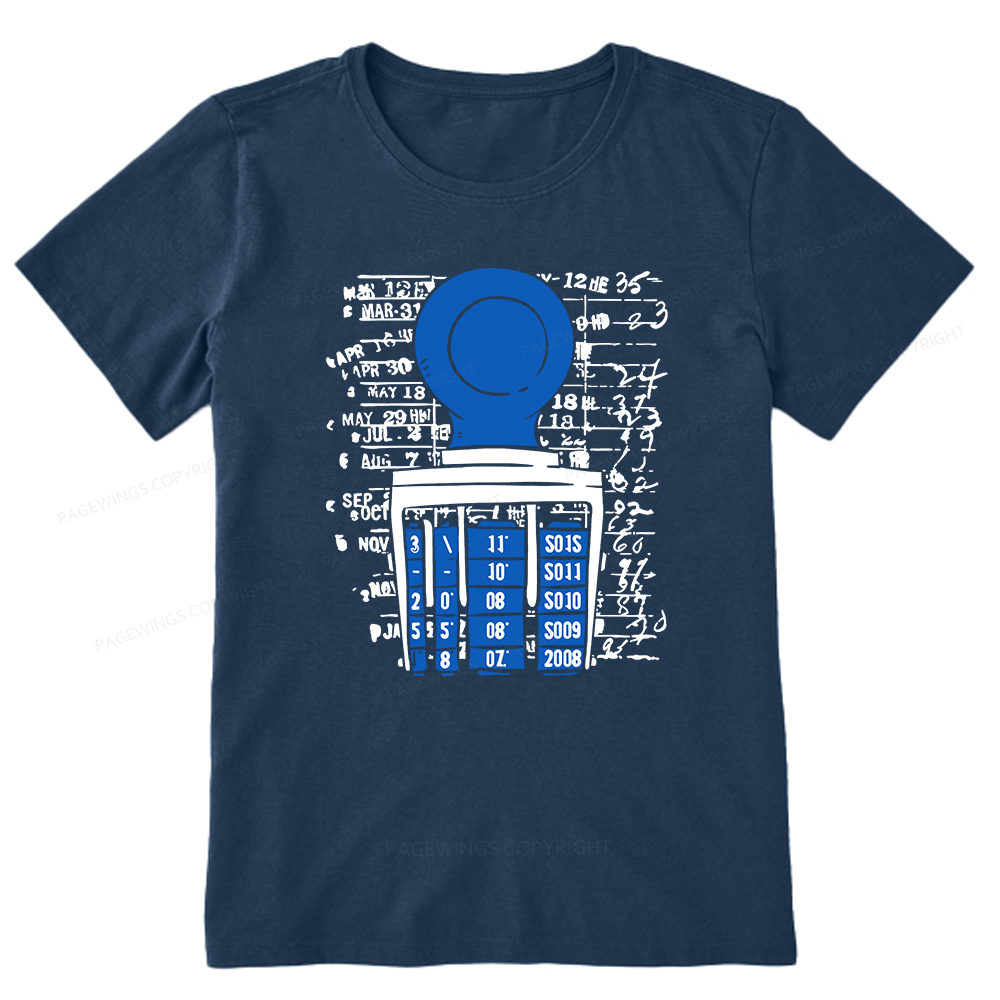 Pagewings Books Library Stamp16436 Bookish Unisex Classic T-shirt