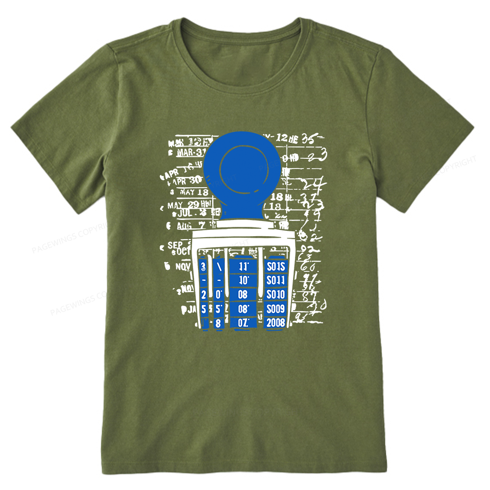 Pagewings Books Library Stamp16436 Bookish Unisex Classic T-shirt