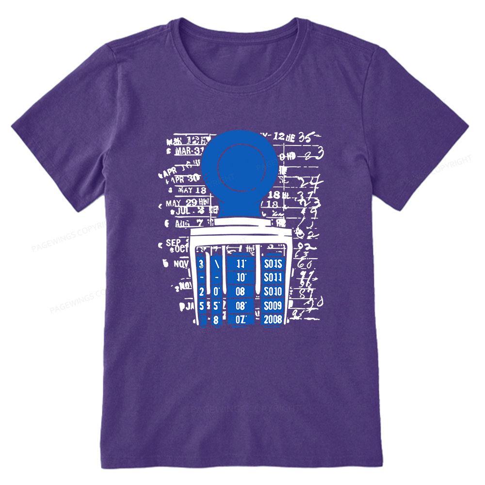 Pagewings Books Library Stamp16436 Bookish Unisex Classic T-shirt