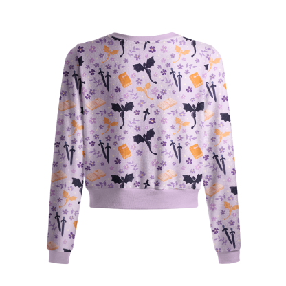 Pagewings Book Dragon Cardigan Sweaters